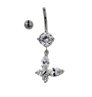 Picture of Belly Piercing With Zircon 