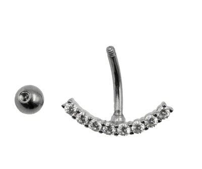 Picture of Belly Piercing With Zircon 