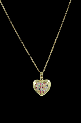 Picture of Heart shaped steel Necklace