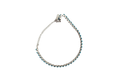 Picture of Steel bracelet with blue stones
