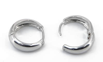 Picture of Women's steel round earrings
