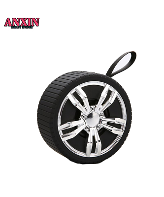 Picture of Wireless speaker/radio in the shape of a car wheel
