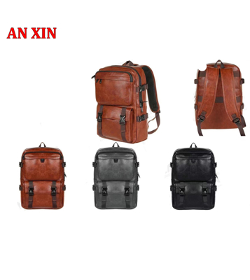 Picture of MCAN men's leather backpack