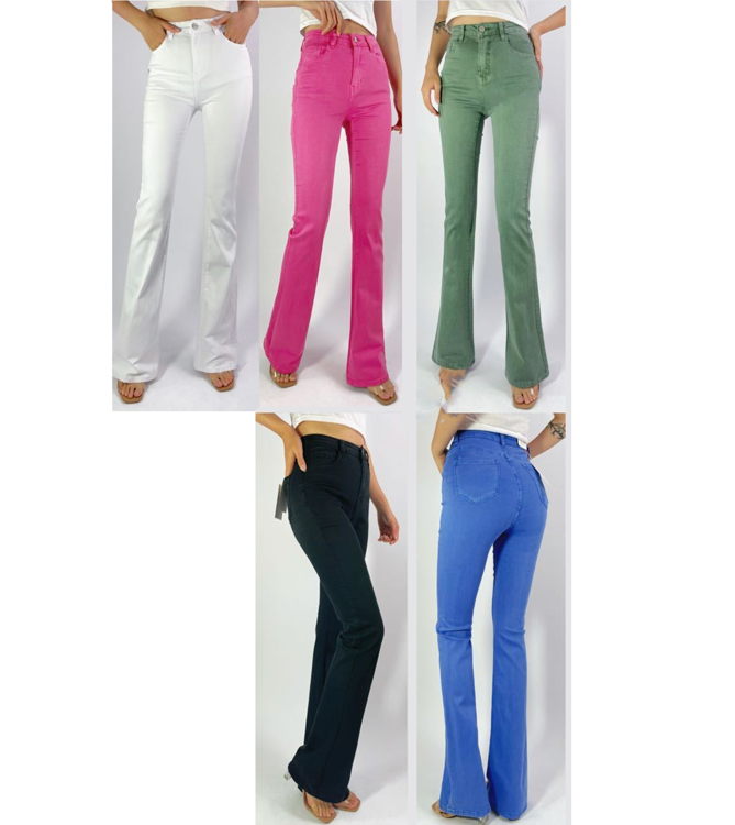 Εικόνα της Miti Baci γυναικείο παντελόνι Premium Denim καμπάνα