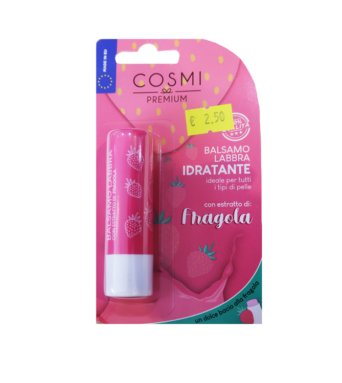Εικόνα της COSMI Lip Balm λιποζάν για χείλη με γεύση φράουλα