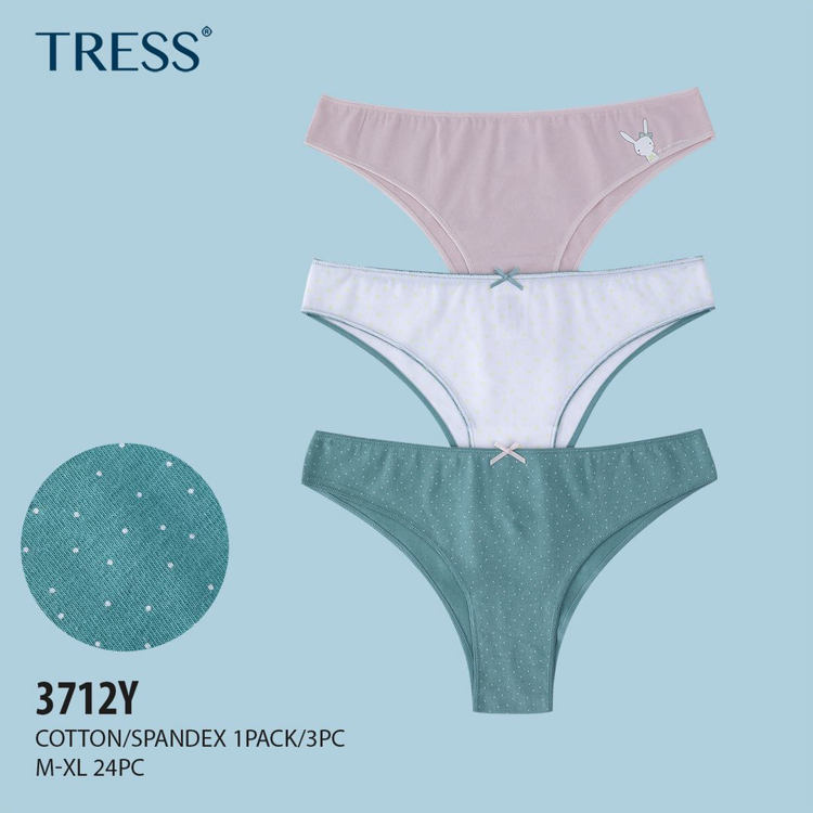 Picture of TRESS τριάδα γυναικεία εσώρουχα βαμβακερά (3τμχ)