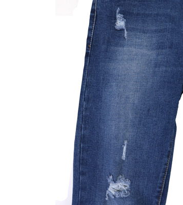 Εικόνα της Γυναικείο παντελόνι τζιν με σκισίματα ελαστικό