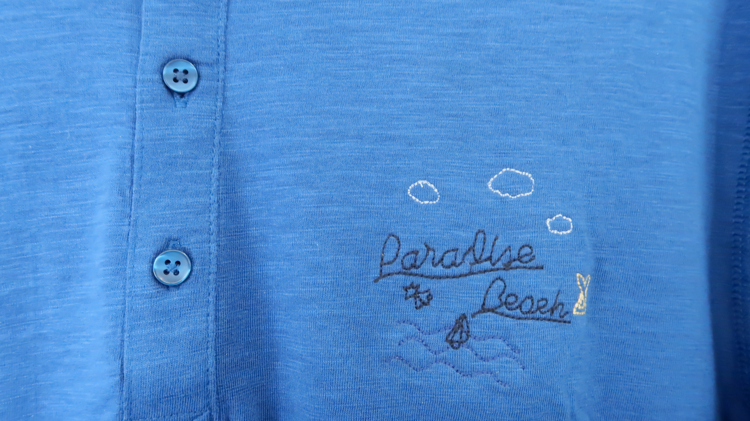 Εικόνα της DSPLAY ανδρική μπλούζα Paradise Beach