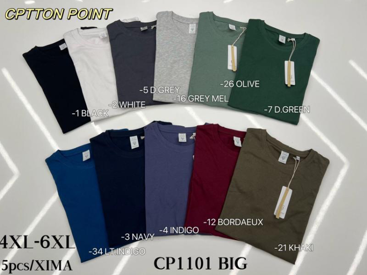 Picture of COTTON POINT unisex μπλούζα μονόχρωμη (ΜΕΓΑΛΑ ΜΕΓΕΘΗ)