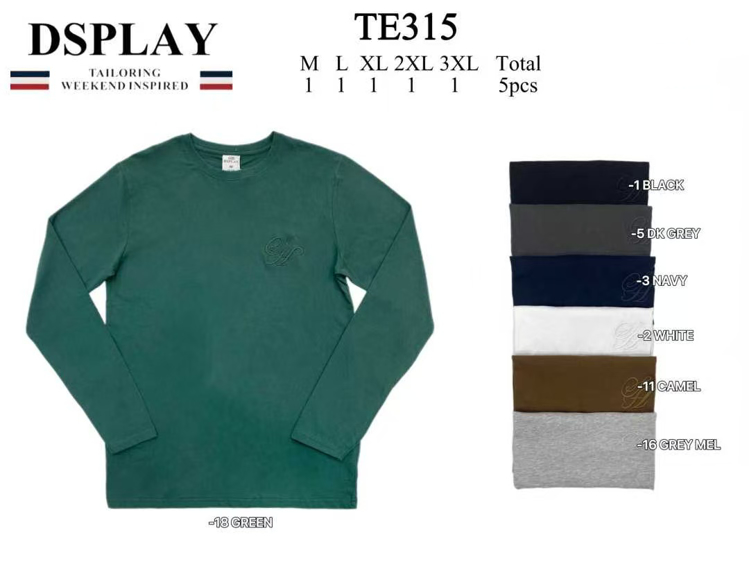 Εικόνα της DSPLAY Ανδρικό μακρυμάνικο μπλουζάκι M-3XL